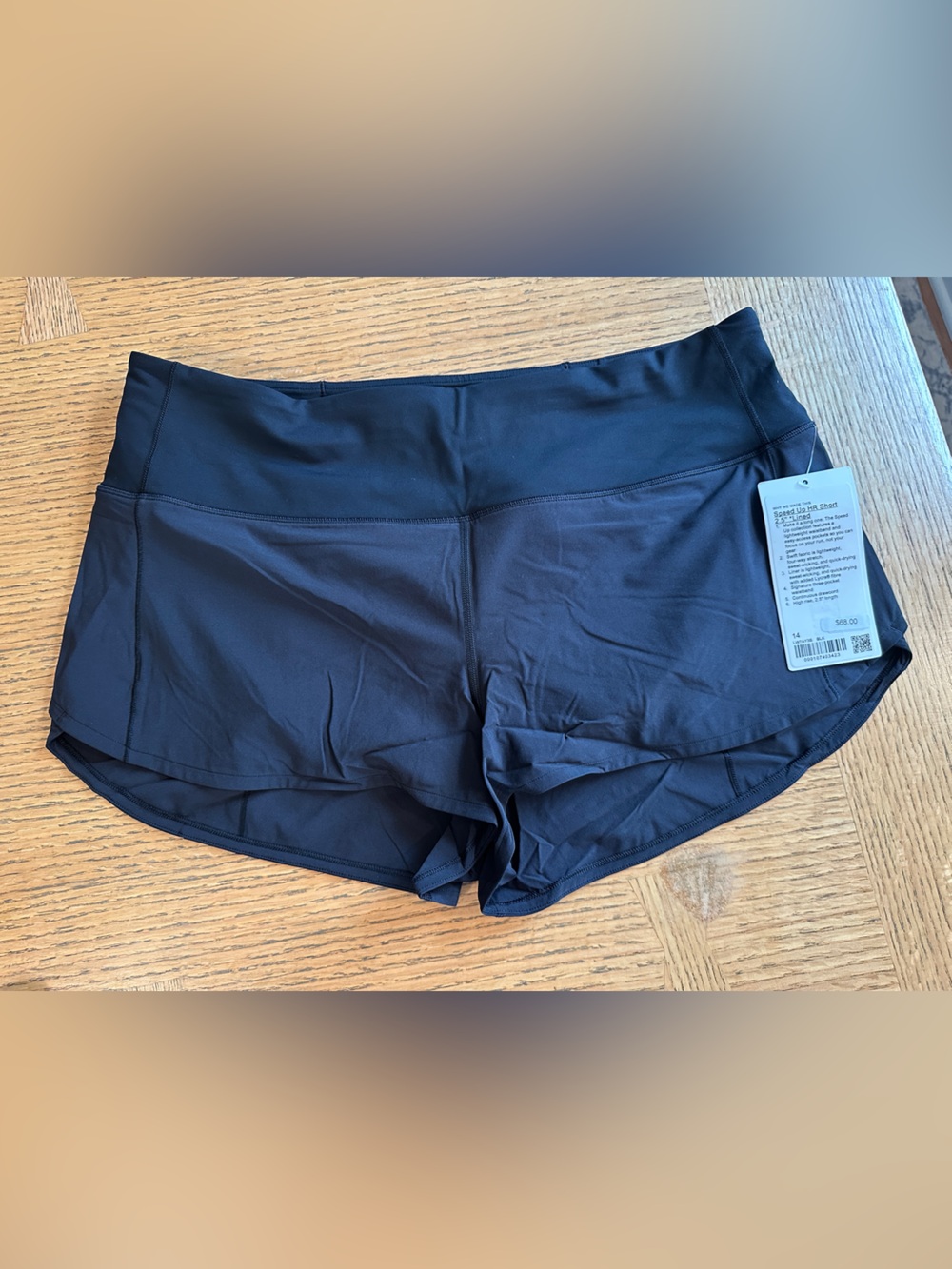 lululemon Black Speed Up HR Short 2.5" Lined